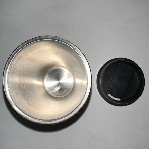 Harley Davidson 16 Oz metal tumbler cup beer drink mug lid Eagle bike week black - Picture 3 of 6